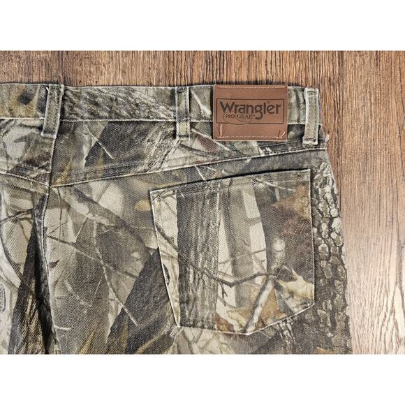 Wrangler Pro Gear Camo Denim Pants Jeans Mens Sz 42x30 - Picture 9 of 9